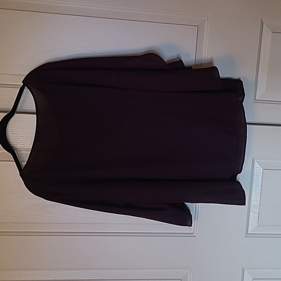 3XL Shein Cape Sleeve Blouse Plumb - Picture 4 of 4